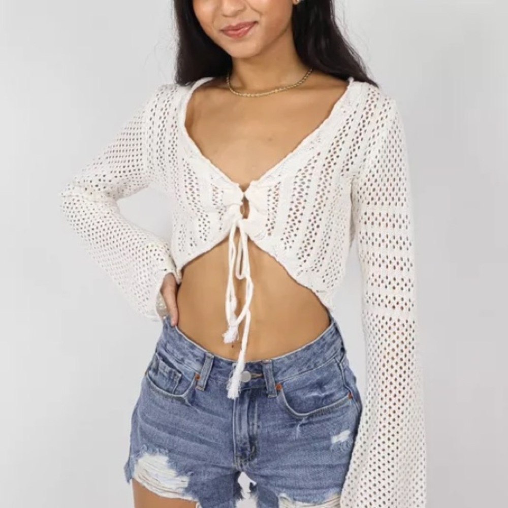 Grey Bandit Pacific Coast Crochet Top